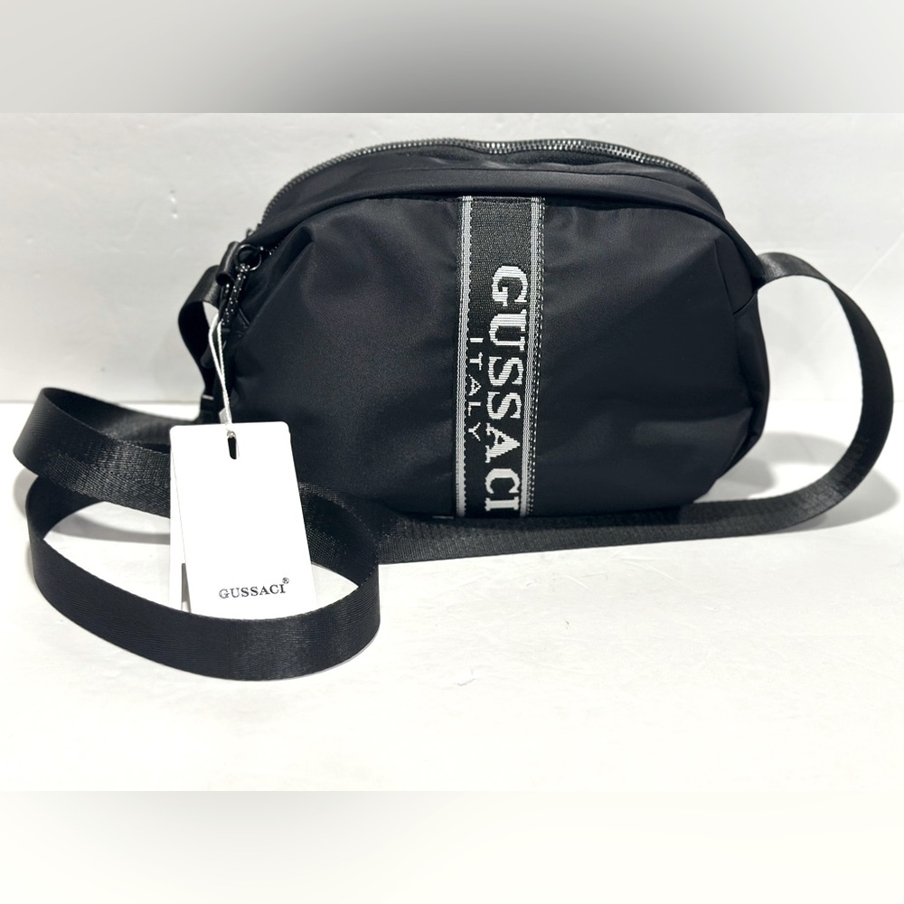 GUSSACI Black Crossbody Bag